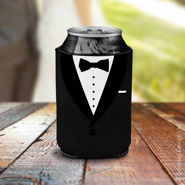 Tuxedo Beer Koozie – Spicetag